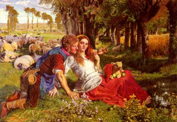 威廉 霍爾曼 亨特 The Hireling Shepherd 威廉 霍爾曼 亨特 The Hireling Shepherd